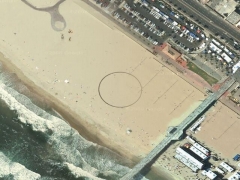 Crop circle in sand (Crop circle) - cache image