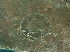 12km circle of test track (Construction) - cache image