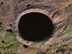3 km hole crater (Record) - cache image