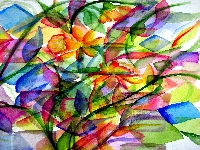 Colorful rivers (Landscape) - similarity