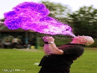 Purple explosions (Human made) - similarity