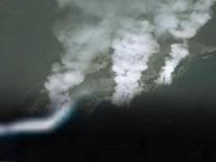 K?lauea magma meets the sea (Volcano) - cache image