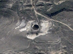 Hole to earth center (Landscape)