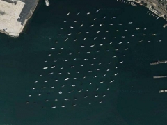 Ordered boat (Human made)