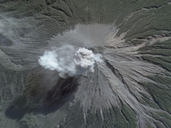 Mount Semeru smoke (Volcano)