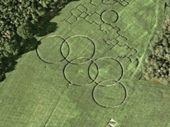Olympic rings maze (Art) - cache image