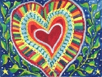 Colorfull heart (Look Like) - similarity