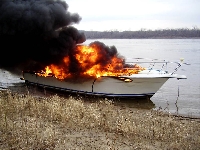 Burning boat (Event) - similarity
