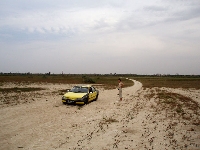 Dune against road (Landscape) - similarity