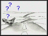 Crossing roads (Human made) - similarity