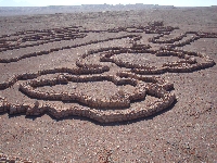 Anciant geoglyph man (Sign) - similarity