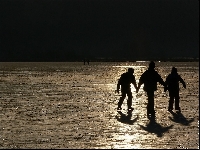 Ice lake (Before / after) - similarity